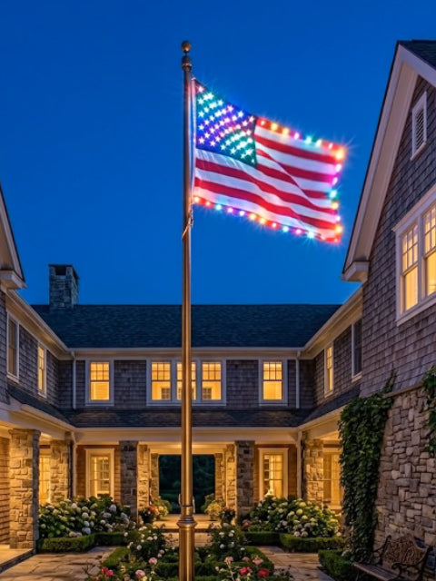 Last Day 49% OFF🔥 🦅 Illuminated 250th Anniversary USA Commemorative Flag - Premium LED Edition (3x5 Ft) -KKK