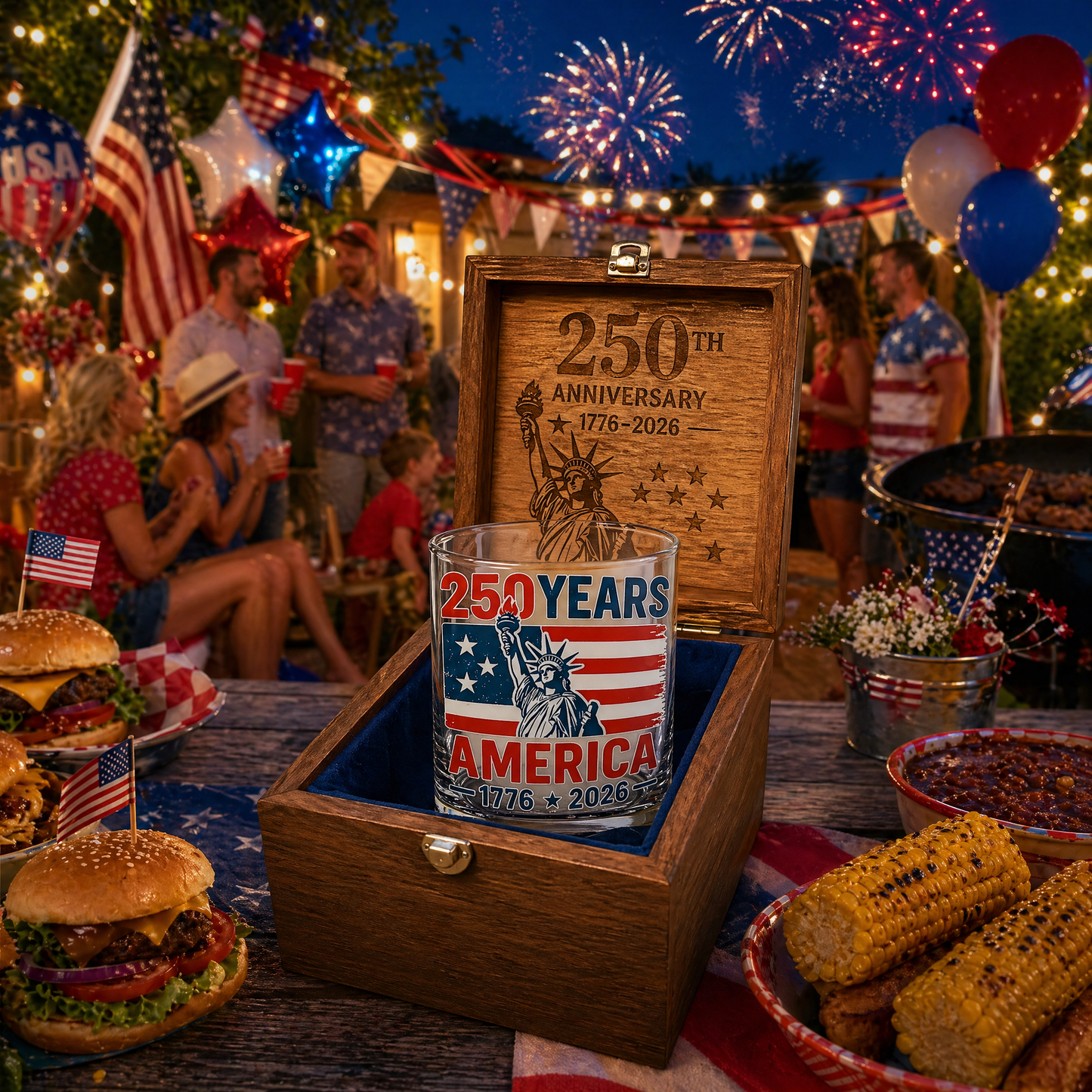 Last Day 49% OFF🔥250th Anniversary American   Patriotic Whiskey Glass (1776 – 2026)-Viral
