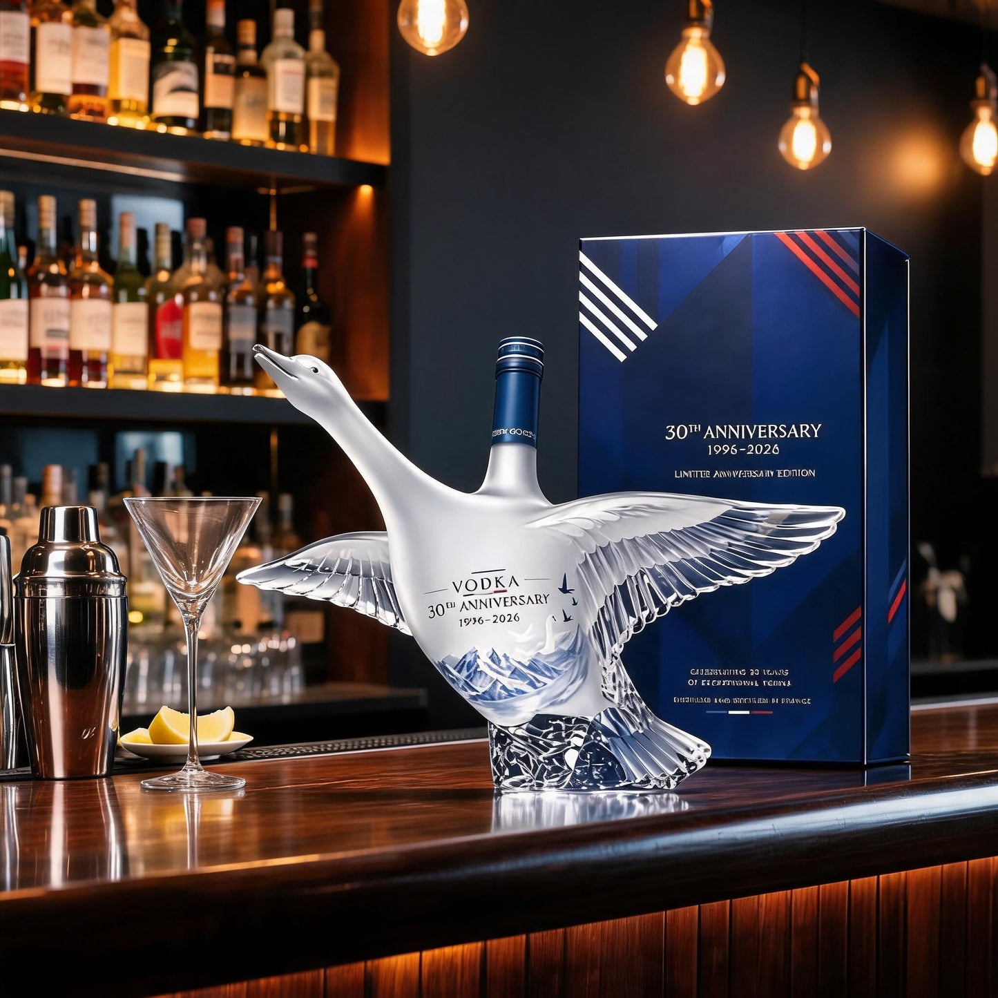 🎁 Father’s Day 49% OFF - Grey Goose 30th Anniversary Swan Bottle 🦢🥃-Viral