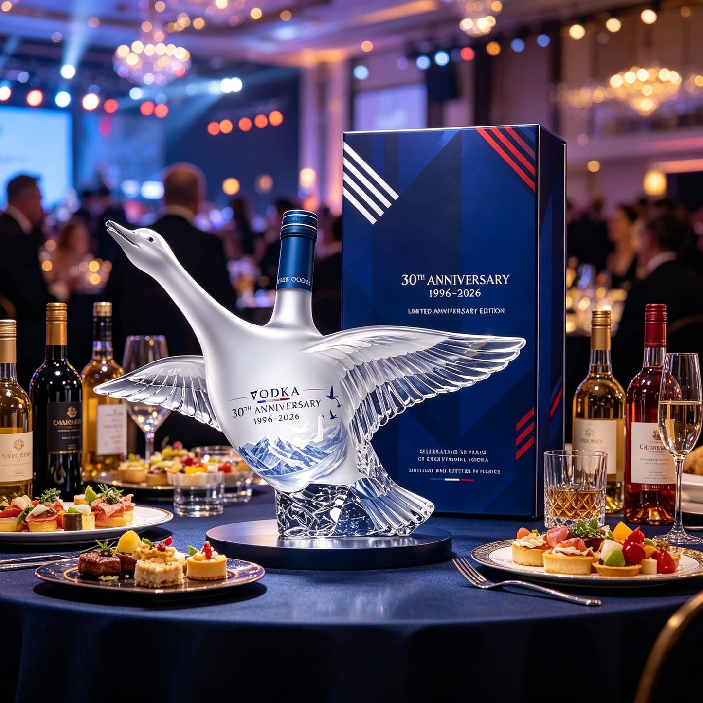 🎁 Father’s Day 49% OFF - Grey Goose 30th Anniversary Swan Bottle 🦢🥃-Viral