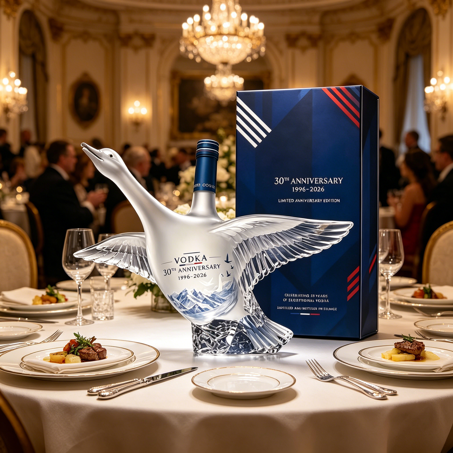 🎁 Father’s Day 49% OFF - Grey Goose 30th Anniversary Swan Bottle 🦢🥃-Viral
