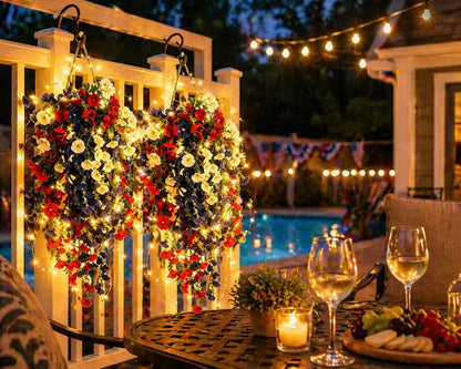 💥🔥Flash Sale,🎉 Semiquincentennial Hanging Bouquet 🌸-Viral