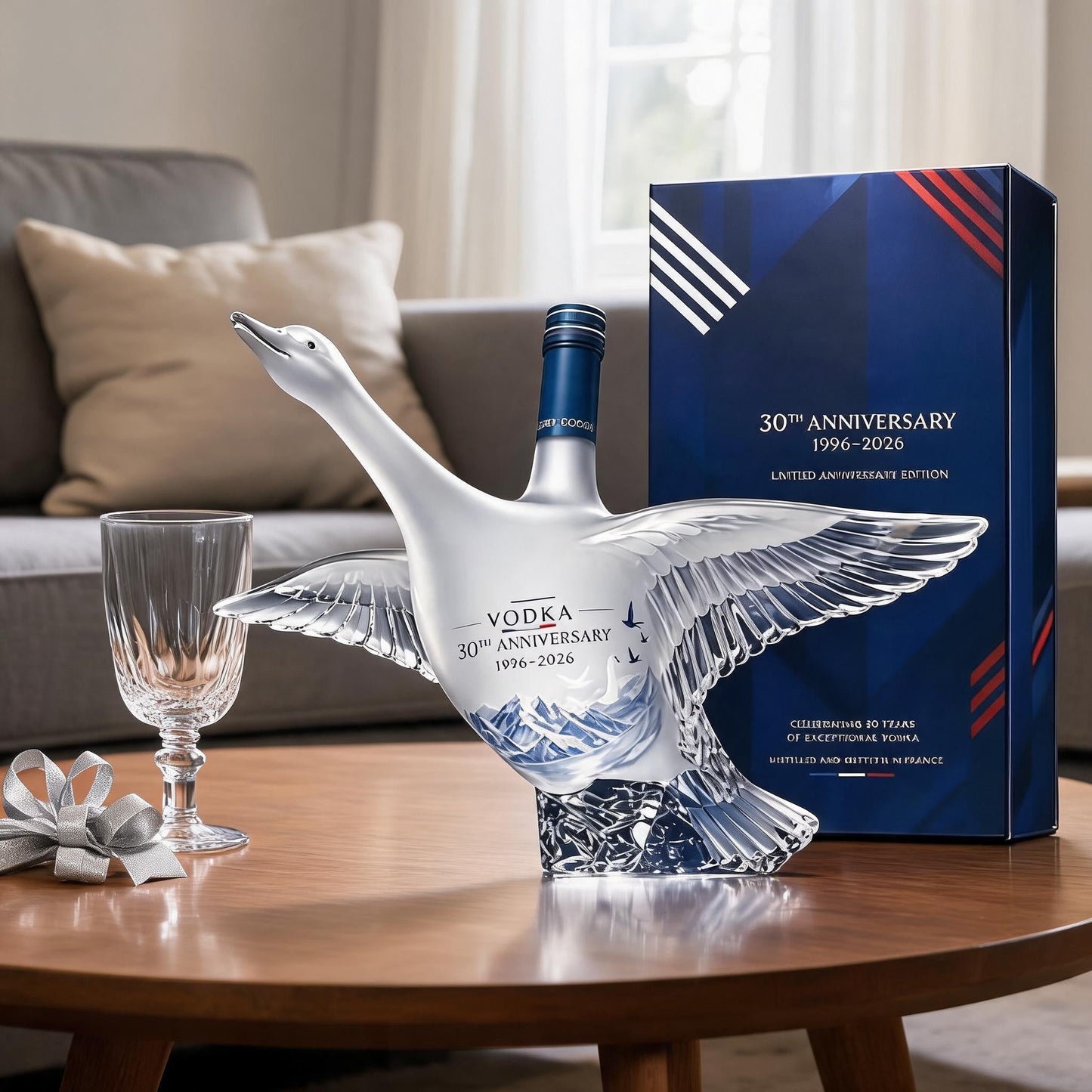 🎁 Father’s Day 49% OFF - Grey Goose 30th Anniversary Swan Bottle 🦢🥃-Viral