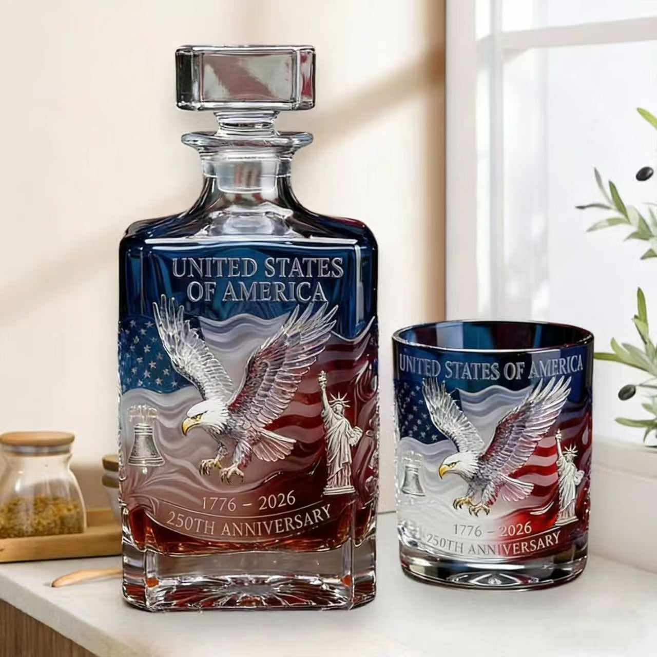 ✨💡Celebrate America’s Semiquincentennial in style with the Limited Edition 2026 USA 250th Anniversary Commemorative Glass (1776-2026 Heritage Edition)-Elite
