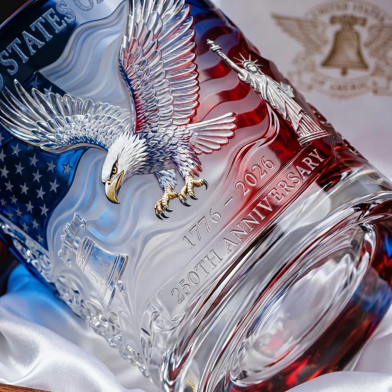 ✨💡Celebrate America’s Semiquincentennial in style with the Limited Edition 2026 USA 250th Anniversary Commemorative Glass (1776-2026 Heritage Edition)-Elite