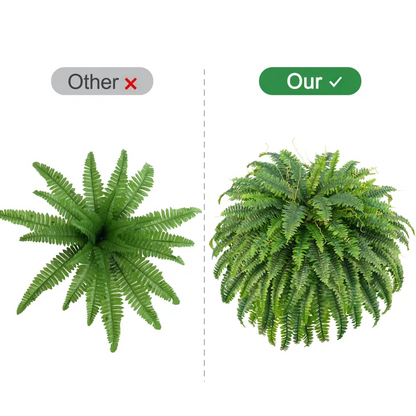 🌲Large UV Resistant Artificial Ferns for Outdoors--No Watering, No Fading-edition