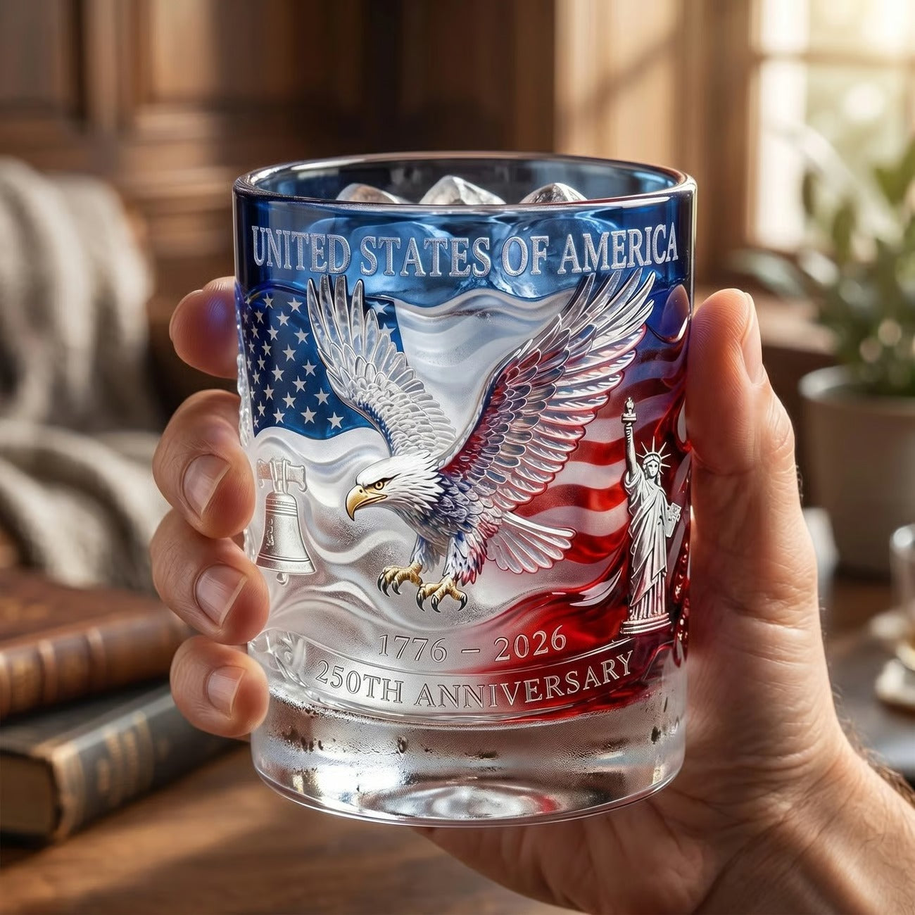 ✨💡Celebrate America’s Semiquincentennial in style with the Limited Edition 2026 USA 250th Anniversary Commemorative Glass (1776-2026 Heritage Edition)-Elite