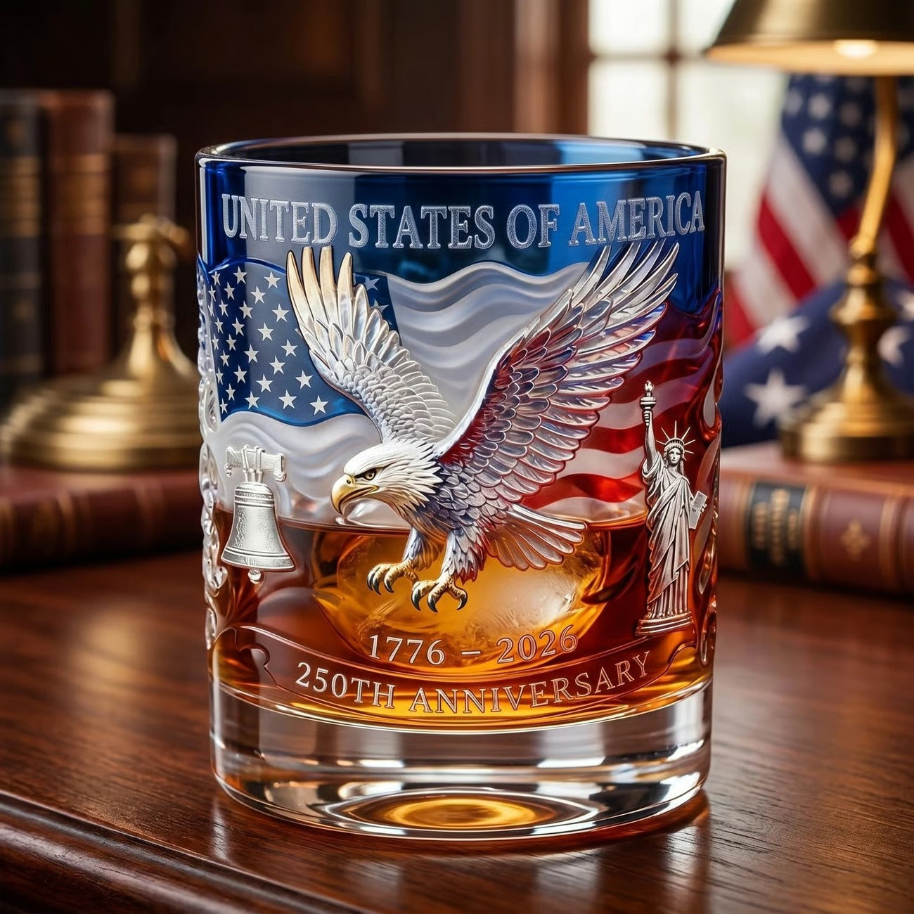 ✨💡Celebrate America’s Semiquincentennial in style with the Limited Edition 2026 USA 250th Anniversary Commemorative Glass (1776-2026 Heritage Edition)-Elite