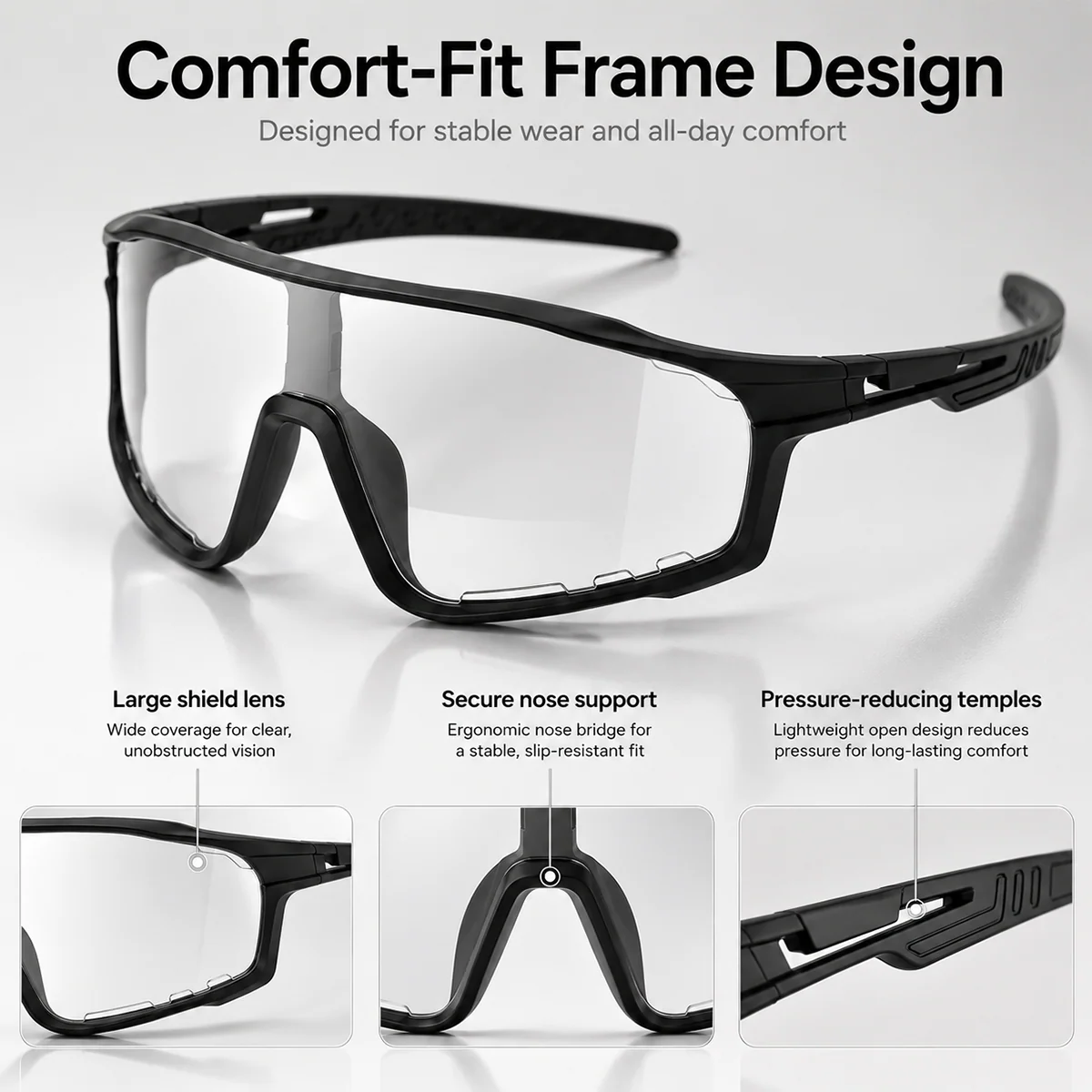 ☀️UV400 Photochromic Polarized Safety Glasses-Finds