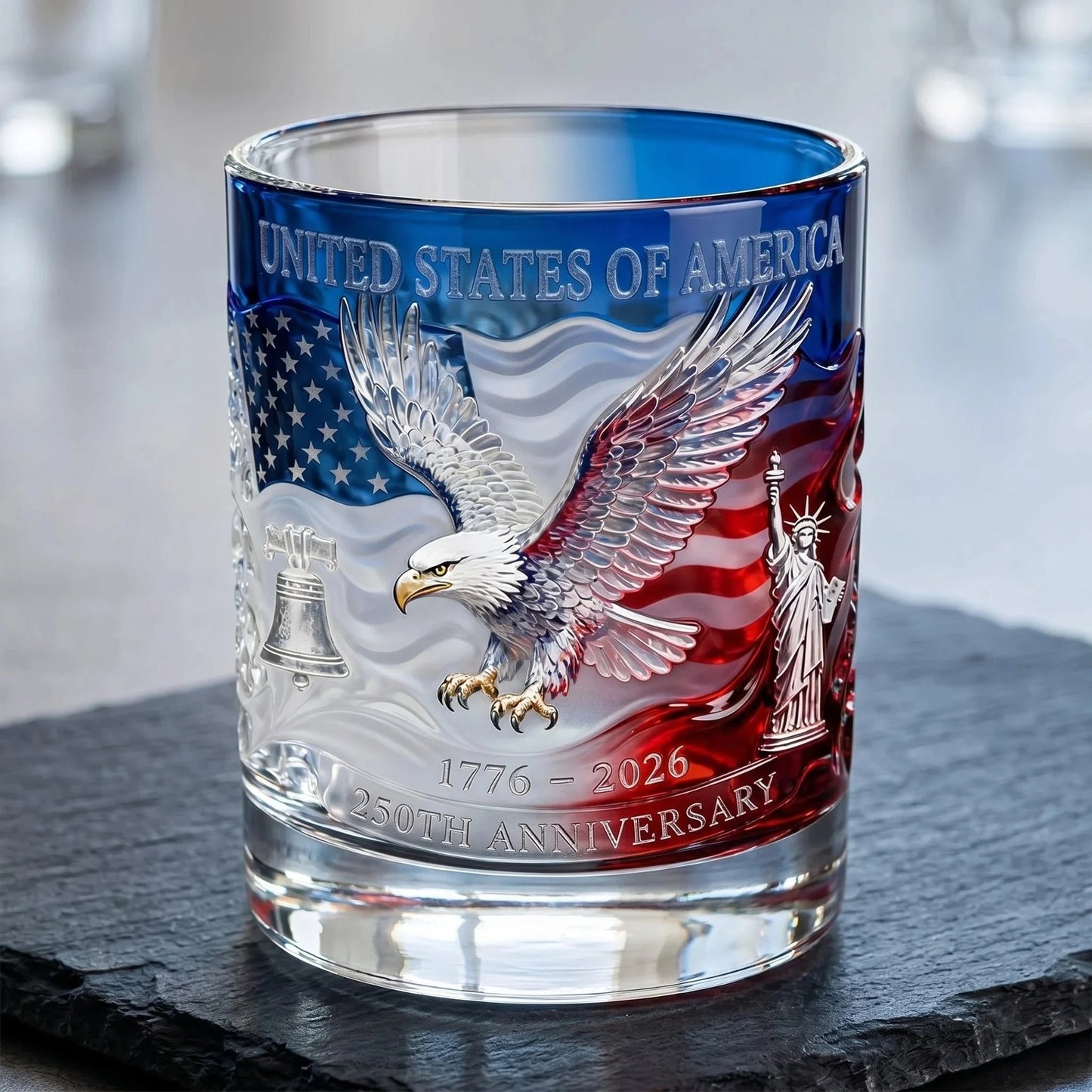 ✨💡Celebrate America’s Semiquincentennial in style with the Limited Edition 2026 USA 250th Anniversary Commemorative Glass (1776-2026 Heritage Edition)-Elite