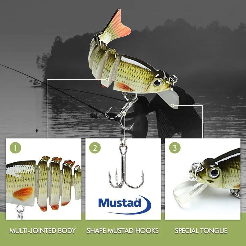 ✨💡Lifelike Fishing Lures forFreshwater and Saltwate-Elite
