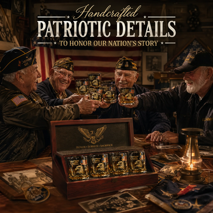 Last Day 49% OFF🔥250th Anniversary American Patriotic Whiskey Glass 1776-2026-Curated