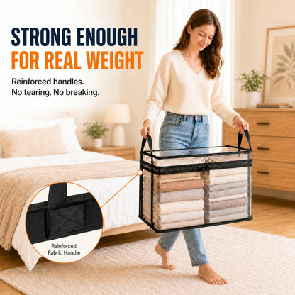 The #1 Storage Solution of 2026! 🏆 Over 30 million families have ditched messy bins for these clear bags-Curated